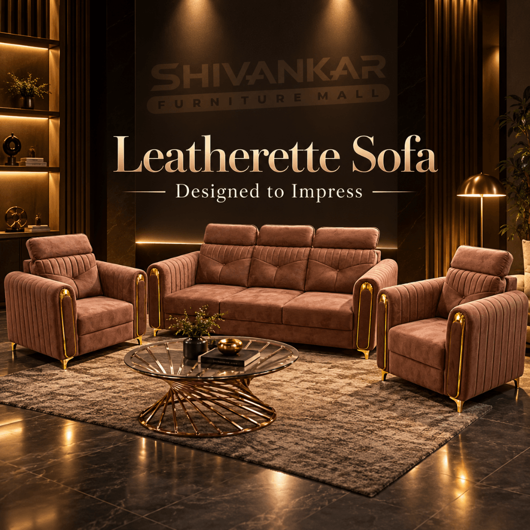 Leatherette Sofa